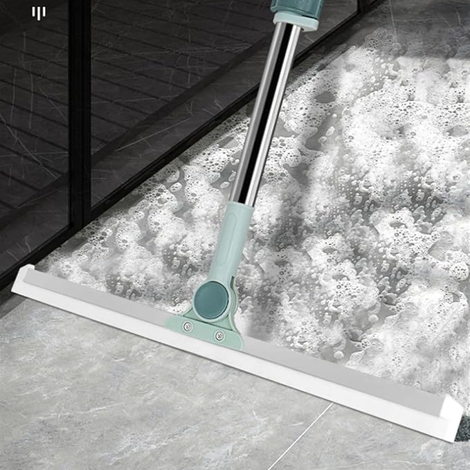 3 in 1 Heavy Duty Magic Broom Silicon Floor Wiper — 180° Rotational · Extendable