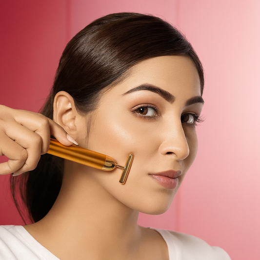 24K GoldGlow™ Vibrating Face Massager Kit