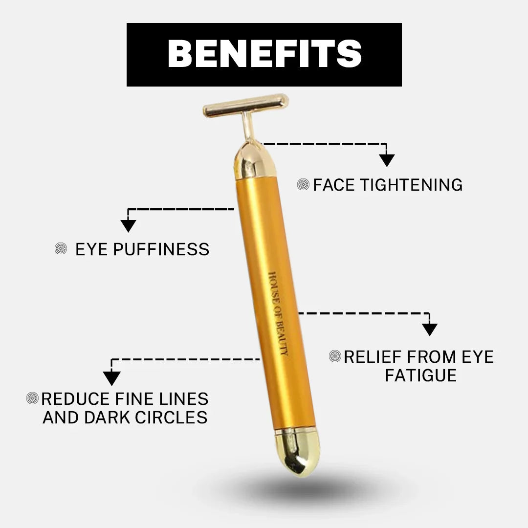 24K GoldGlow™ Vibrating Face Massager Kit